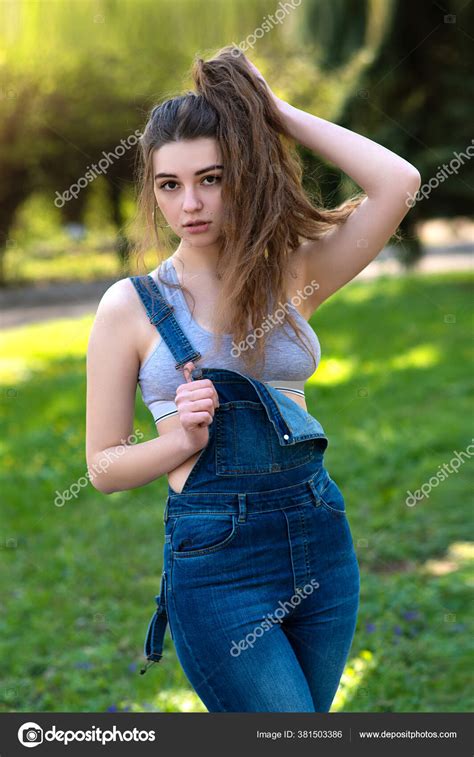 busty overalls